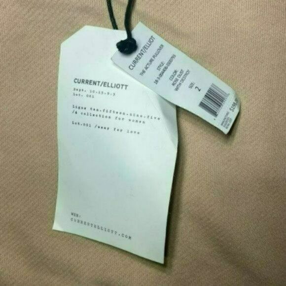 NWT MSRP $198 Current/Elliott Acture Knit Cropped Sweater Women's Size 2 (US6-8) - Picture 10 of 10